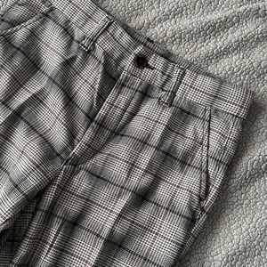 American Eagle plaid trousers